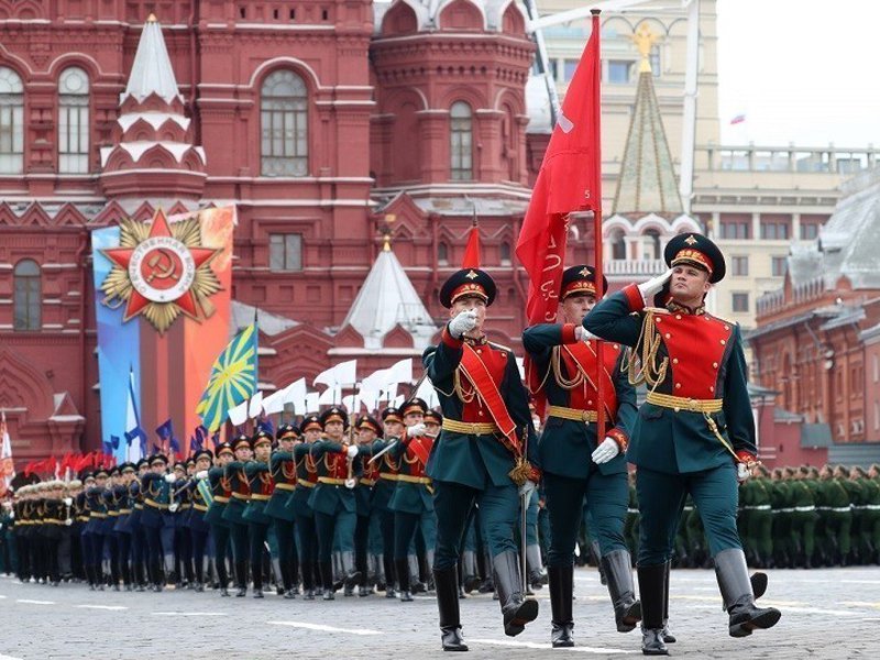 Парад на Красной площади.
